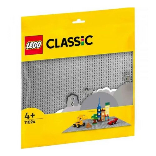 Lego classic gray baseplate ( LE11024 ) Slike