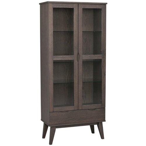 Rowico Smeđa vitrina u dekoru hrasta 82x185 cm Filippa &amp;ndash; Slike
