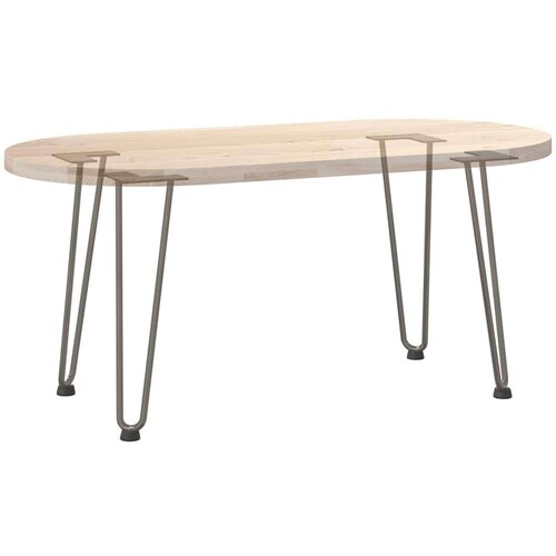 VidaXL noge za ukosnice za stolić za kavu 4 kom 42 cm puni čelik Slike