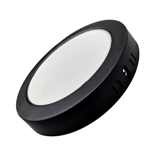  LED plafonska svetiljka ROUND LED/18W/230V 4000K, prečnika 21,7 cm, crna Slike