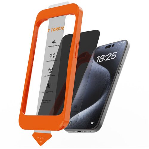Torras KALJENO STEKLO INSTALL MASTER ZA IPHONE 16 Z NATANČNIM APLIKATORJEM, (5000088422) Slike