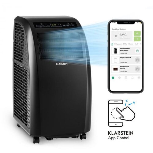 Klarstein Metrobreeze Rom Smart, mobilna klimatska naprava, 10000 BTU/3,0 kW, energijski razred A, daljinski upravljalnik Cene
