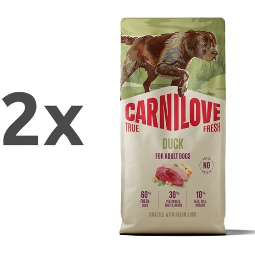 Carnilove Dog True Fresh Adult, briketi - raca 2 x 12 kg Cene