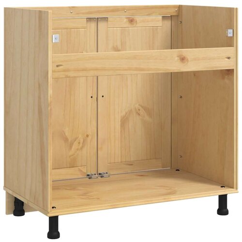  Cabinet s pohranom Med 80 x 46 x 81 5 cm Čvrsto borovo drvo Slike