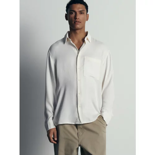 Reserved - Comfort fit košulja s visokim udjelom liocelnih vlakana - krem