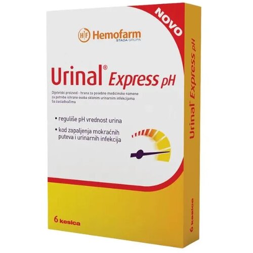 Hemofarm Urinal Express pH, 6 kesica Slike