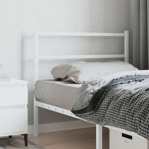  Kovinsko vzglavje belo 107 cm, (21142853) Slike