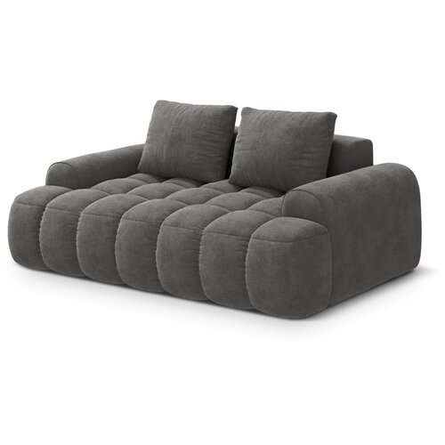 Cosmopolitan Design Siva žametna sedežna garnitura 175 cm Linz &amp;ndash; Slike