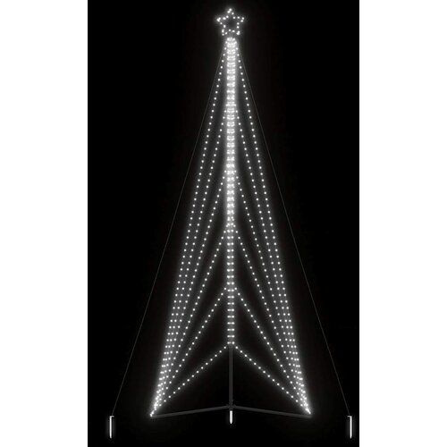 vidaXL LED božićno drvce 861 LED hladno bijelo 478 cm Cijene