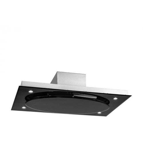 Klarstein secret service, stropna kuhinjska napa, 220 w, na dotik, steklo, led Cene