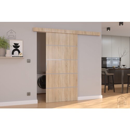 ADRK Furniture Drsna medsobna vrata Biella 76 - sonoma Slike