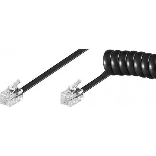 Goobay Telefonski poslušalci spiralni kabel 68003, (20584303) Cene