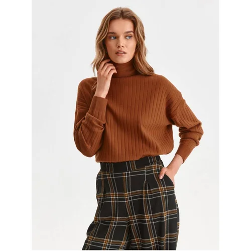 Top Secret Women's brown turtleneck - Women