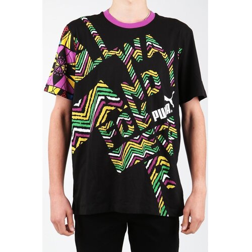 Puma Majice s kratkimi rokavi Text Me Tee 554738-01 Večbarvna Cene