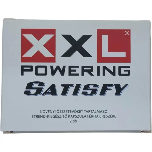 Drugo XXL powering Satisfy - močne kapsule s prehranskim dopolnilom za moške (2 kosa)