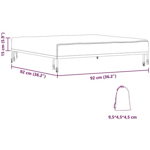 VidaXL Navlaka za vanjski namje&amp;scaron;taj 92 x 92 x 15 cm Slike