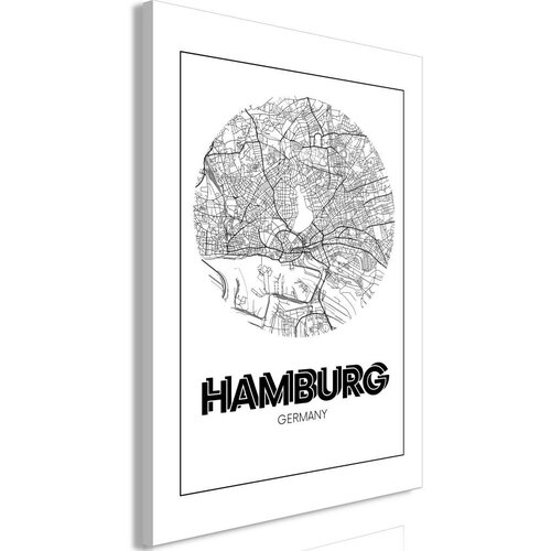  Slika - Retro Hamburg (1 Part) Vertical 40x60 Slike