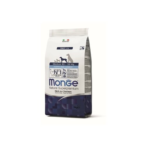 Monge Hrana za srednje rase pasa, Piletina, 3kg Slike