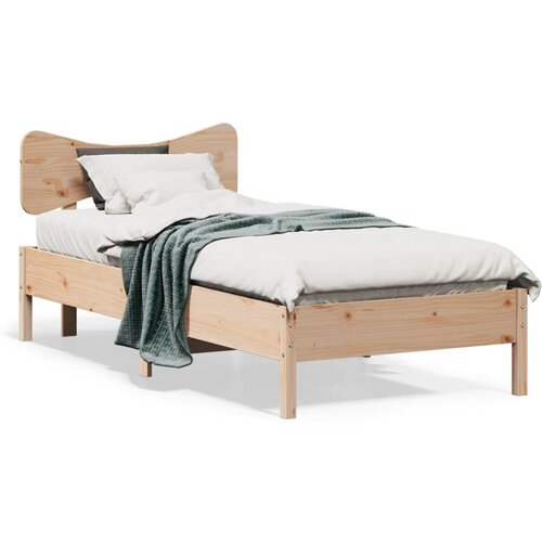 Furnova Posteljni okvir brez vzmetnice 90x190 cm trdna borovina, (21940860) Slike