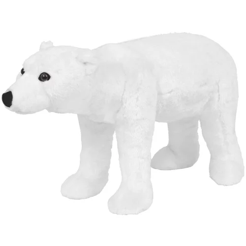  Stoječi plišasti polarni medved bel XXL