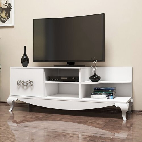Woody Fashion TV ormarić Sultan, 130 cm, Bijeli Cene