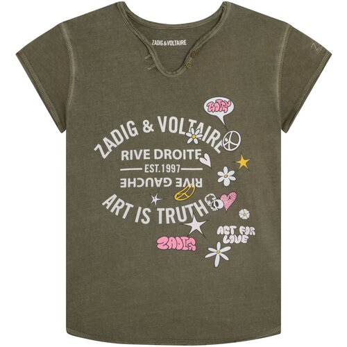 Zadig&amp;amp;voltaire Majice s kratkimi rokavi - Kaki Slike