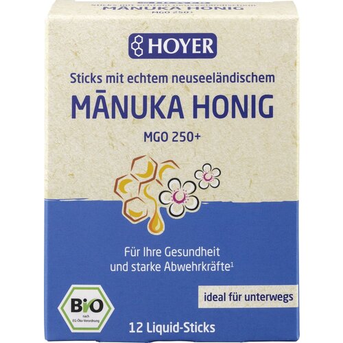 HOYER Bio tekoče palčke Manuka Honey MGO 250+ - 12 vreč Cene