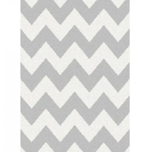  Tepih extra fleece chevron belo/srebrni 160x230cm Cene