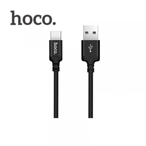 Hoco podatkovni kabel Type C na USB 2m 3A črn pleten Cene
