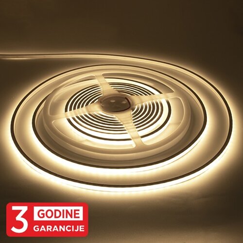 Mitea Lighting smd led neon flex traka 8W/1m 24V 4000K IP67 5m kotur 6x6mm 120 LED/1m 3Y MLU-2835-120-ML Cene