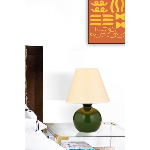 Opviq 63750 greenwhite table lamp Slike