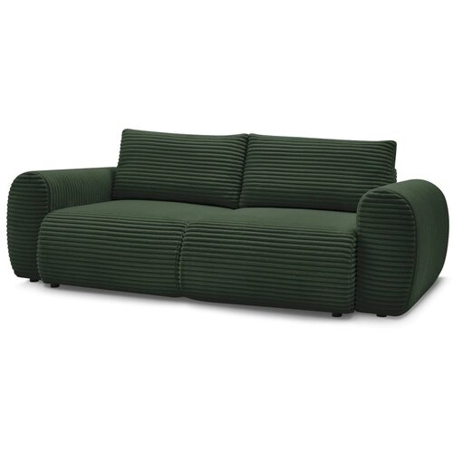 Bobochic Paris Tamno zelena sklopiva sofa od samta 257 cm Lucien &amp;ndash; Slike