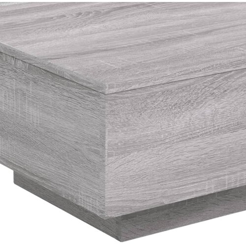  Stolić za kavu siva boja hrasta 55x55x31 cm konstruirano drvo Slike