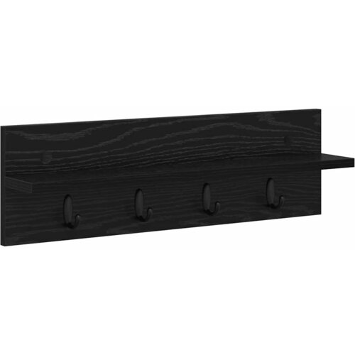  Vje&amp;scaron;alica za kapute na zidu Zidne Crni hrast 60 x 10,5 x 18 cm Slike