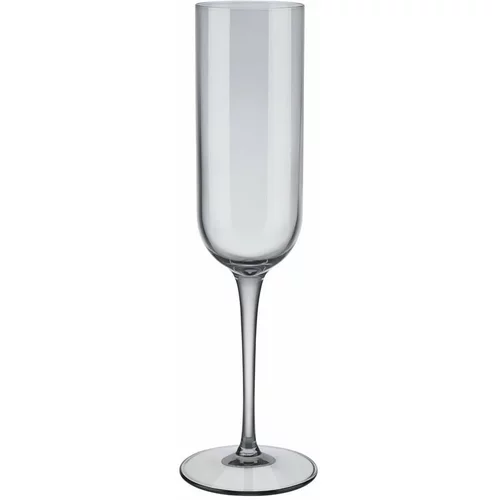 Blomus set od 4 sive čaše za šampanjac Mira, 210 ml
