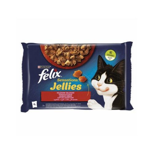 Purina felix hrana za mace meso sensation mpk 4X85G kesica Cene