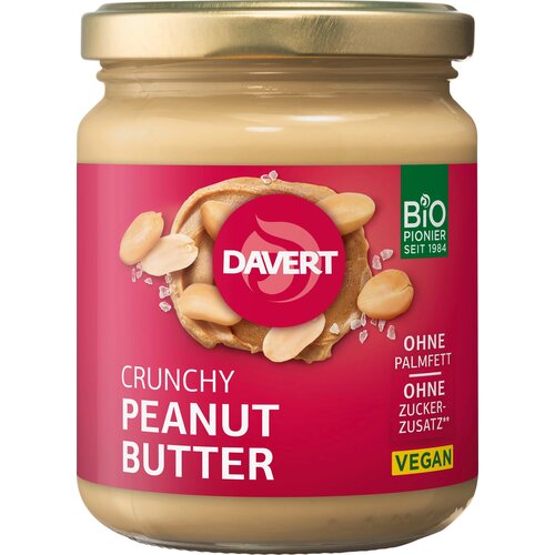 Davert Bio Crunchy arašidovo maslo s koščki - 250 g Cene