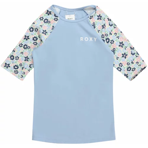 Roxy Tehnička sportska majica mornarsko plava / nebesko plava / zelena / bijela
