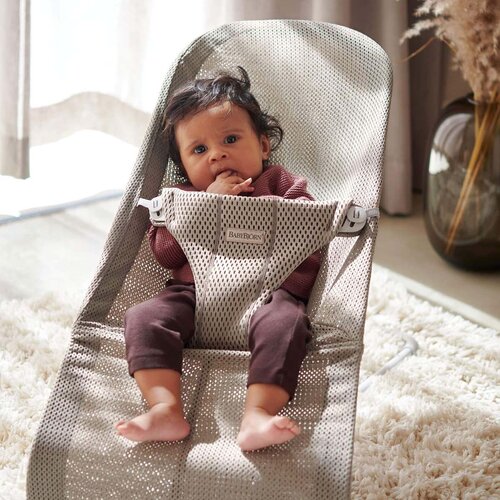Baby Bjorn njihaljka balance bliss mesh grey beige Slike