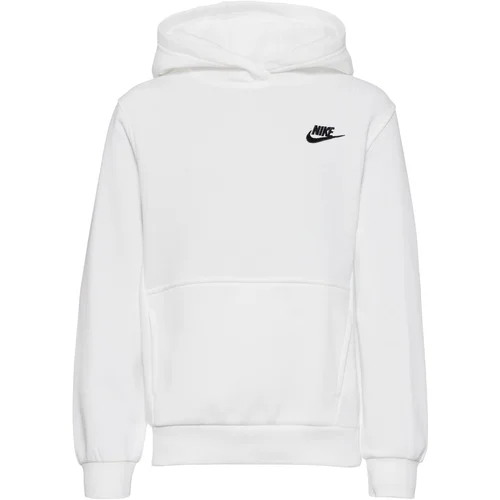 Nike Sportswear Majica 'Club Fleece' črna / bela