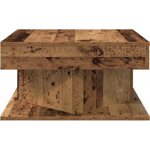  Stol za kavu staro drvo 55x55x30 cm konstruirano drvo Slike