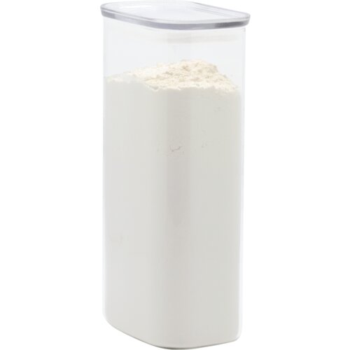 Pebbly Visoka pravokotna posoda za shranjevanje s steklenim pokrovom - 1800 ml Cene