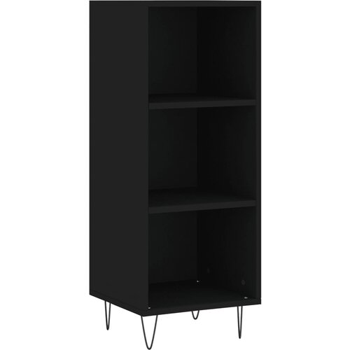 Maison Chic Komoda - Predalnik črna 34,5x32,5x90 cm inženirski les, (21716248) Cene