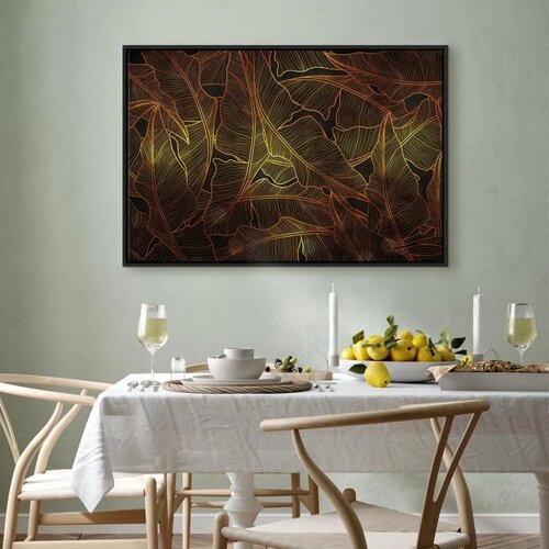  Slika - Dance of Golden Leaves (1 Part) Wide 90x60 Slike