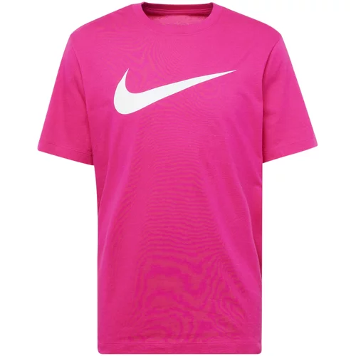 Nike Sportswear Majica 'Swoosh' roza / bijela