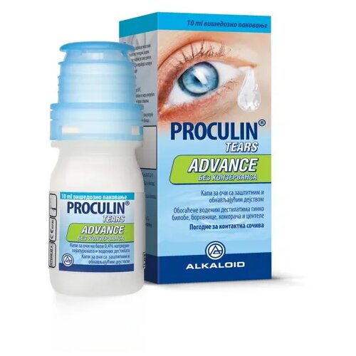Alkaloid Proculin Tears Advance Kapi za oči 10ml Cene