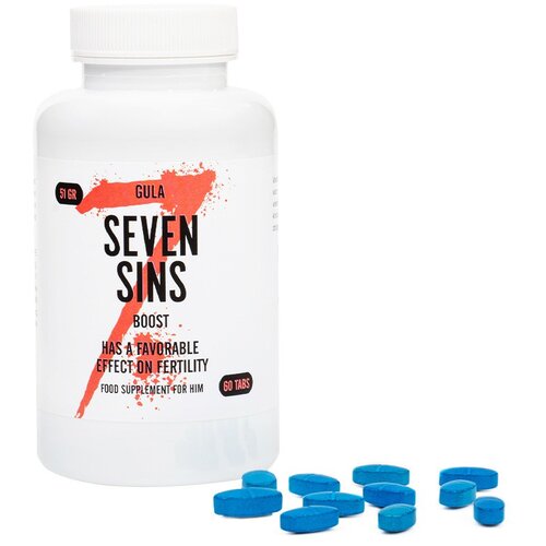Morningstar TABLETE ZA POVEČANJE IZLIVA Seven Sins Boost 60/1, (21097981) Slike