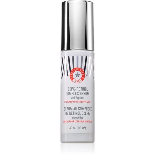 First Aid Beauty 0.3% Retinol Complex Serum serum z retinolom proti gubam s peptidi za občutljivo kožo 30 ml Cene