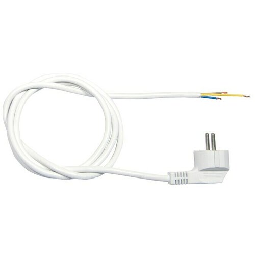 VOLTOMAT Priključni kabel (3 m, H05VV-F, Presjek žice: 1 mm², Bijele boje) Cijene