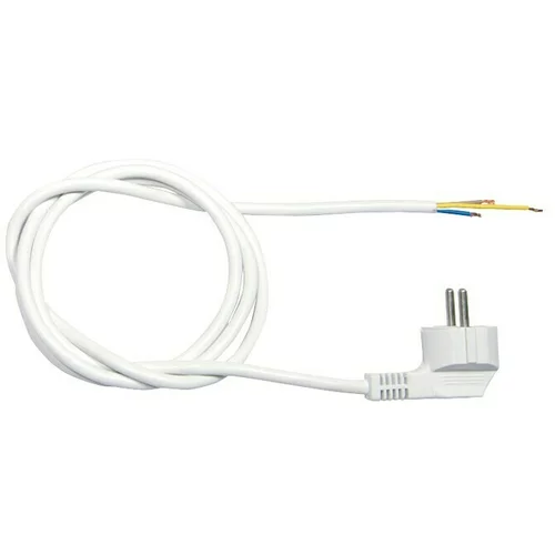 VOLTOMAT Priključni kabel (3 m, H05VV-F, Presjek žice: 1 mm², Bijele boje)